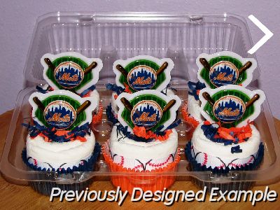 Mets-Mini-Diaper-Cakes.JPG - New York Mets Mini Diaper Cupcakes