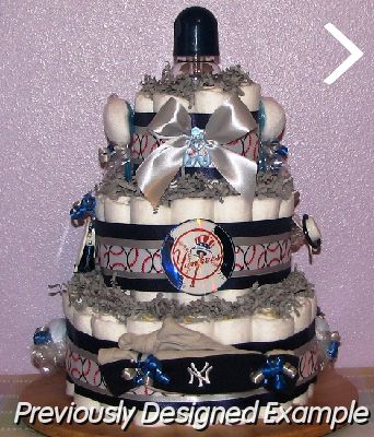 NY-Yankess-Diaper-Cake.JPG - New York Yankees Diaper Cake