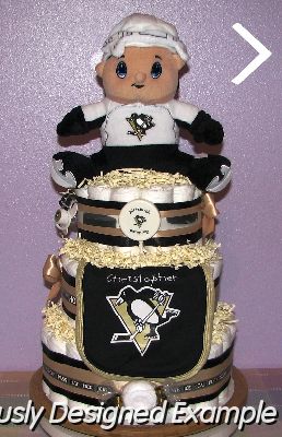 Penguins-Diaper-Cake.JPG - NHL Pittsburgh Penguins