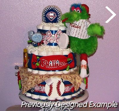 All Sports Diaper Cakes/ny yankees little fan