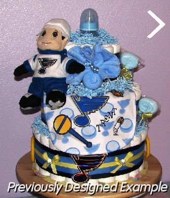 St-Louis-Blues-Hockey-Diaper-Cake.JPG - St. Louis Blues Diaper Cake