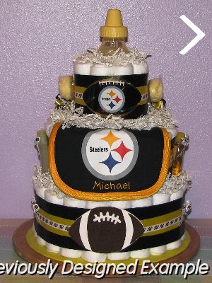 Steelers-Diaper-Cake.JPG - Pittsburgh Steelers Diaper Cake