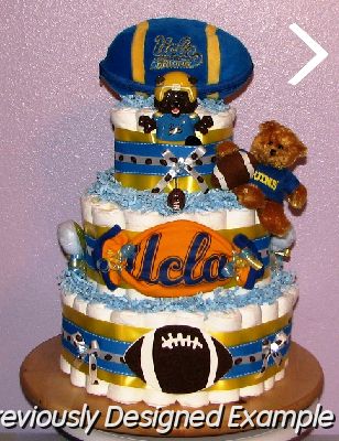 UCLA-Bruins-Diaper-Cake.JPG - UCLA Diaper Cake