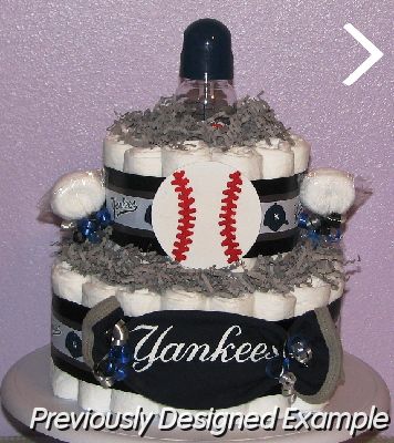 Yankees-Diaper-Cake.JPG - Yankees Diaper Cake