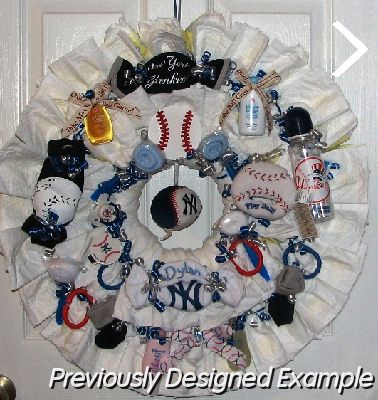 Yankees-Diaper-Wreath.JPG - New York Yankees Diaper Wreath
