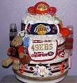 49er-Lakers-Giants-Diaper-Cake