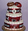 Atlanta-Falcons-Diaper-Cake