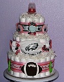 Eagles-Phillies-Diaper-Cake