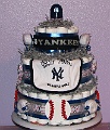 MLB-Yankees-Diaper-Cake