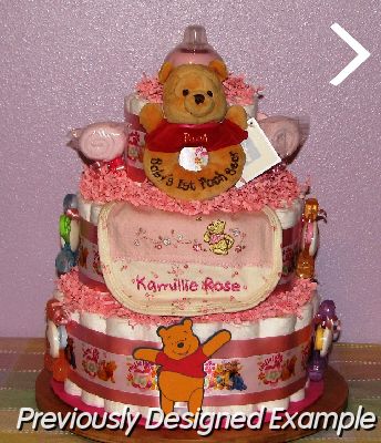 Kamillie-Pooh-Diaper-Cake.JPG - Custom Girl Winnie the Pooh