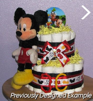 Mickey-Mouse-Diaper-Cake.JPG - Mickey Mouse Diaper Cake