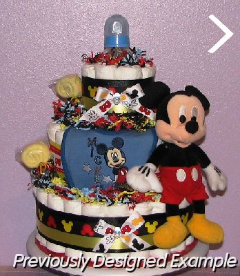 MickeyMouse-Diaper-Cake.JPG - Mickey Mouse Diaper Cake