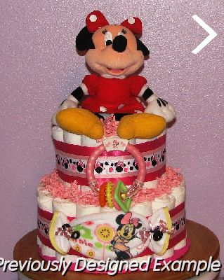 Minnie-Mouse-DiaperCakes.JPG - Minnie Mouse Diaper Cake