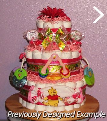 Pooh-Diaper-Cake.JPG - Baby Girl Pooh