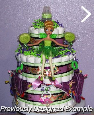 Tinkerbell-Diaper-Cake.JPG - Tinkerbell