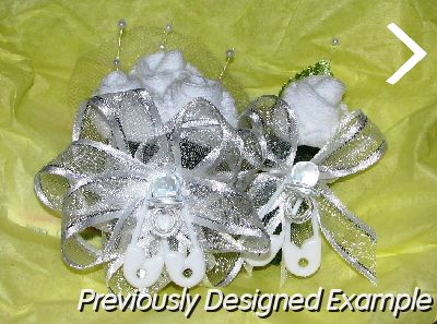 All-White-Baby-Sock-Corsages.JPG - Baby Sock Corsages