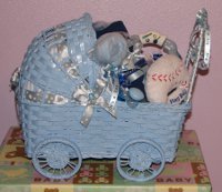 Baby Wicker Carriage Gift