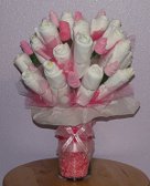 Topsy turvy nappy cake