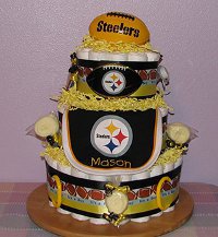 Embroidered Diaper Cakes