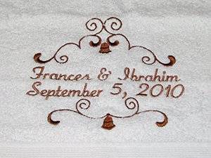 Bridal Shower Embroidery
