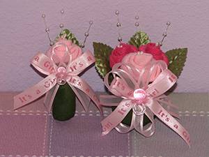 Baby Sock Corsages