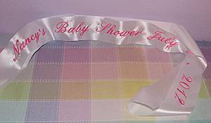 Personalized Mommy to Be Baby Shower Sash