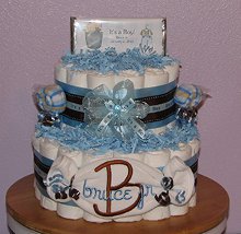 Embroidered Diaper Cakes