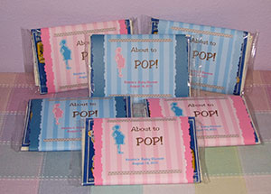 Baby Shower Popcorn Favors