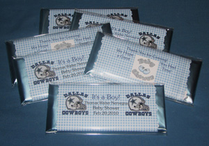 Custom Dallas Cowboys Candy Bar Wrappers