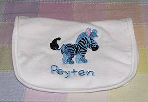 embroidered baby gifts