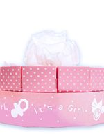 1-Tier Pink Favor Cake