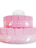 2-Tier Pink Favor Cake
